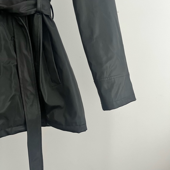 ACTUELLE Prêt à Porter Black Trench Coat - Picture 10 of 10